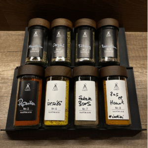 4 szintes állítható fűszertartó polc – konyhai rendszerező szekrénybe és fiókba